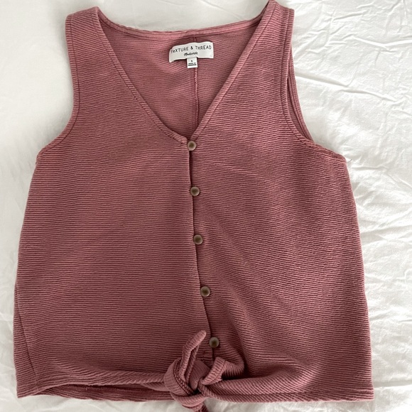 Madewell Cropped Button Up Tank - Picture 1 of 3